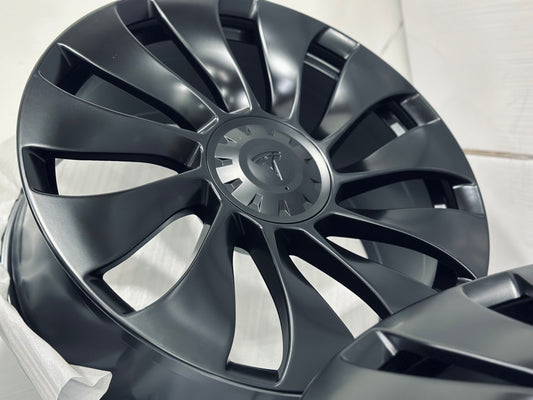 Uberturbine NEW 20" Black Tesla Model Y Rim Wheel Model 3